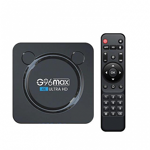 Универсальная смарт приставка Crystal G96-MAX-W2 4K 4/64G Android 11 TV BOX с пультом (1882829823)