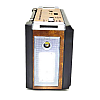 Радиоприемник переносной Golon RX-381/2 USB/SD с LED фонарем Коричневый (1920775515)