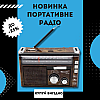 Радиоприемник переносной Golon RX-382 FM/AM/SW с фонарем LED Коричневый (1931178518)