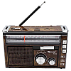 Універсальне радіо з ліхтариком/USB/SD/акумулятором Golon RX-382 FM/AM/SW з ліхтарем LED Коричневий (1931180060)