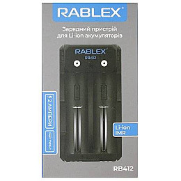 Зарядное устройство для Li-ion аккумуляторов Rablex RB412 2a/Type-C