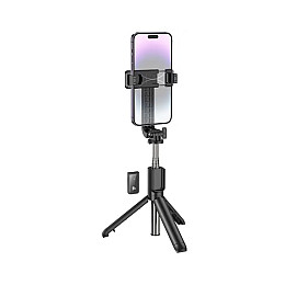 Монопод трипод для селфі Borofone BY11 бездротовий Bluetooth селфі палиця з пультом ДУ чорний