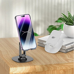 Настільний тримач підставка для телефону та планшета Hoco HD6 на 4,5-7 дюйми чорний