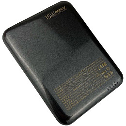 Зовнішній павербанк Remax RPP-509 5000 mAh 15W MagSafe 20W PD USB-C+QC чорний