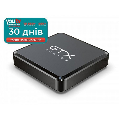 Смарт ТВ приставка Geotex GTX-98Q ATV 2/16Gb Black