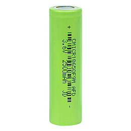 Високострумовий акумулятор Sanyo 18650 2500 mAh Li-ion 3.7V Green