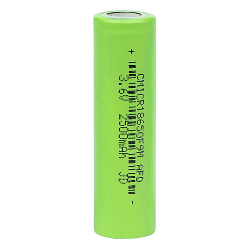 Високострумовий акумулятор Sanyo 18650 2500 mAh Li-ion 3.7V Green