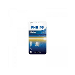 Батарейка Philips Alkaline A76 LR44 LR1154 AG13 V13GA BLI 1 (A76/01B)
