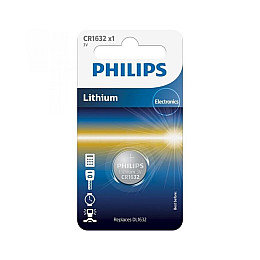Батарейка Philips Lithium CR1632 BLI 1 (CR1632/00B)