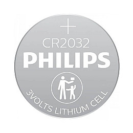 Батарейка Philips CR2032 Lithium 1 шт (CR2032/01B)