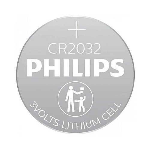 Батарейка Philips CR2032 Lithium 1 шт (CR2032/01B)