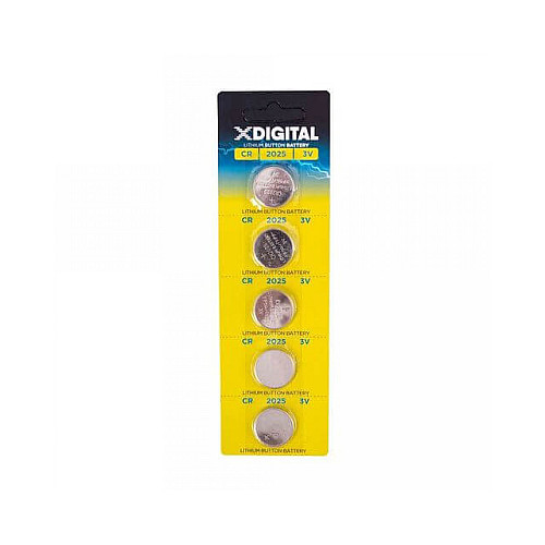Літієва батарея X-Digital CR2016 3V 5 шт