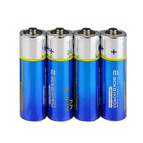 Батарейка сольова АСКО-Укрем AA 4 шт 1.5V Аско.R6.SP4 4 шт