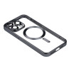 Чохол TPU Metallic Chrome Full Camera Magsafe iPhone 14 Pro Black