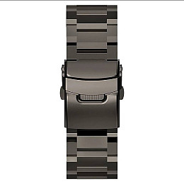 Ремінець сталевий для годинника Kospet Tank T2 та Kospet Tank M2 22*267мм Black (15266-hbr)