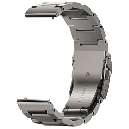 Ремешок стальной для часов Kospet Tank T2 и Kospet Tank M2 22*267мм Silver (15267-hbr)