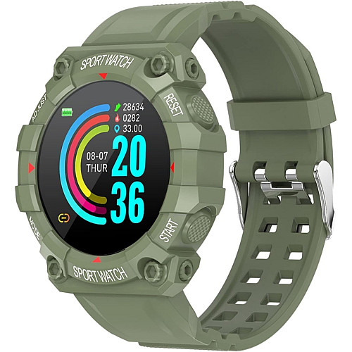 Сенсорний розумний смарт-годинник Smart FD68S Green (16102-hbr)