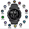 Сенсорний розумний смарт-годинник Smart FD68S Black (16103-hbr)