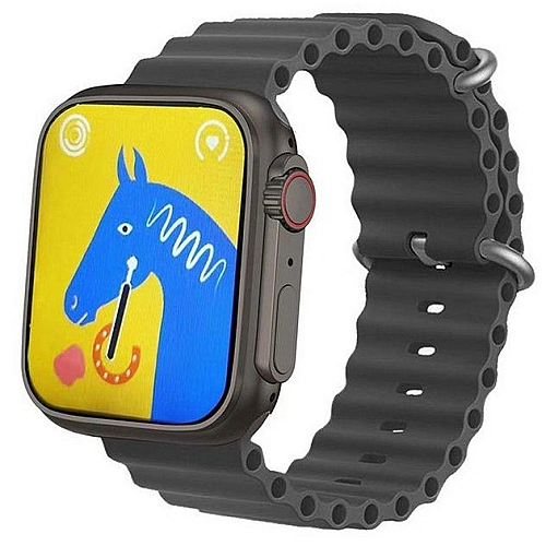 Сенсорний смарт-годинник Smart T900 Ultra Black (16072-hbr)