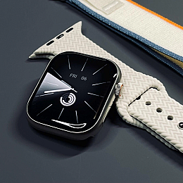 Сенсорний розумний смарт-годинник Smart HK9 Pro Plus меню українською мовою White (16077-hbr)