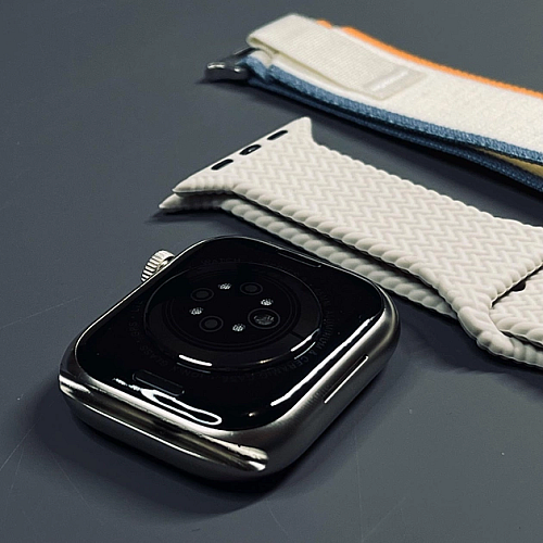 Сенсорний розумний смарт-годинник Smart HK9 Pro Plus меню українською мовою White (16077-hbr)