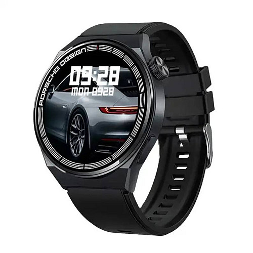 Умные сенсорные смарт-часы Band GT8 Porsche Design Black (16087-hbr)