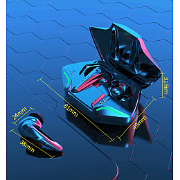 Игровые наушники беспроводные TWS X15 Pro Black (16080-hbr)