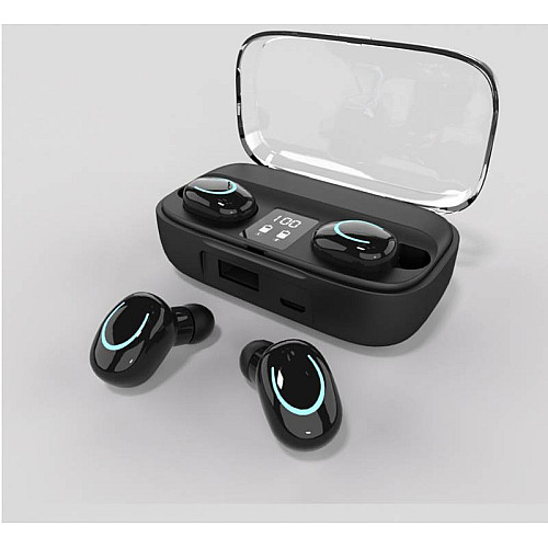 Бездротові навушники Bluetooth TWS X10 Hi-Fi Power Bank Black