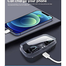 Беспроводные наушники Bluetooth TWS X10 Hi-Fi Power Bank Black