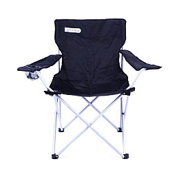 Туристическое раскладное кресло Spokey Angler 84x54x81 см Черное (s0259)