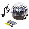 Диско куля з Bluetooth Laser XXB 01 M6 Bт Чорний (hub_np2_0659)