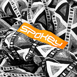 Гамак-крісло Spokey ETNO 100 х 80 см Білий із чорним (s0389)