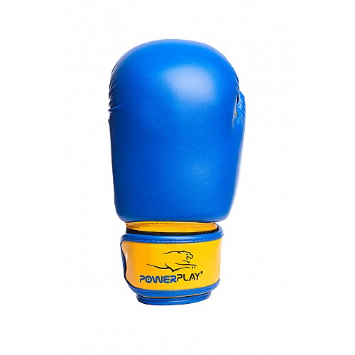 Боксерські рукавиці PowerPlay 3004 JR 6 унцій Синьо-Жовті (PP_3004JR_6oz_Blue/Yellow)