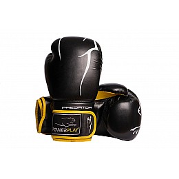 Боксерські рукавиці PowerPlay 3018 16 унцій Чорно-Жовті (PP_3018_16oz_Black/Yellow)