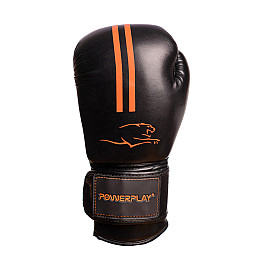 Боксерські рукавиці PowerPlay 3016 10 унцій Чорно-Оранжеві (PP_3016_10oz_Black/Orange)