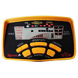 Металошукач Discovery Tracker RAIDER MD-6250 Чорний з жовтим (GGDFFR27FDIBV)