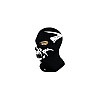 Балаклава Radical Skull s6 XL/XXL Чорно-білий (r0945)