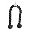 Канат для трицепса з подвійним хватом Power System Triceps Rope PS-4041 Чорний