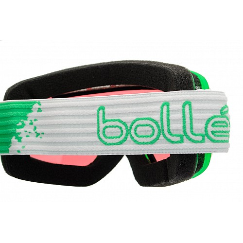 Маска гірськолижна BOLLE Nova II matt green-white vermillion Green (21545)