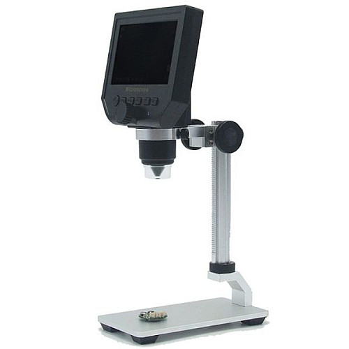 Электронный микроскоп Gaosuo M-600x с LCD экраном и металлическим предметным столиком Белый (100283)