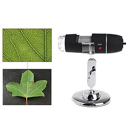 USB микроскоп цифровой Ootdty DM-1600 (0x-1600x) с LED подсветкой Черный (100094)