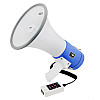 Мегафон рупор громкоговоритель UKC ER-66U дальность 1000м White/Blue