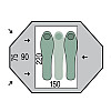 Палатка 2-місна Pinguin Taifun 2 Green (PNG 134.2)