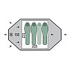 Палатка 3-місна Pinguin Tornado 3 Dural Green (PNG 124.3)