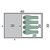Намет 4-місний Pinguin Nimbus 4 Green (PNG 144.4.Green)