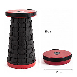 Складаний стілець Telescopic stool Червоний (300905)