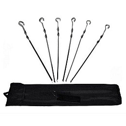 Барбекю-набор мини - мангал и 6 шампуров Stenson MH-0158 50*0.15см 60см (300918)