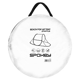 Намет пляжний Spokey Stratus 190x120x90 см Біло-синій
