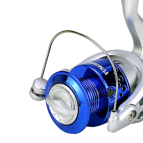 Котушка безінерційна для спінінга yumoshi SA 2000 Silver-Blue (5431-17096)
