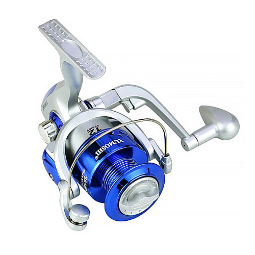 Котушка безінерційна для спінінга yumoshi SA 4000 Silver-Blue (5431-17098)